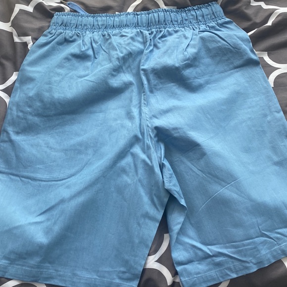 Blue drawstring shorts - Picture 2 of 4